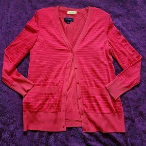 St. John L Vintage Rayon/Wool Knit Sweater Set